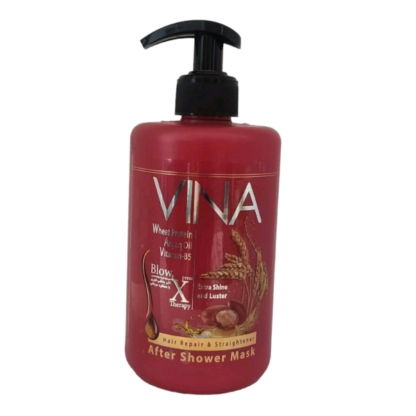 ماسک مو بدون نیاز به آبکشی گندم وینا VINA حجم 500 میل