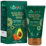 ماسک صورت آووکادو و روغن بادام سولس حجم 150 میلی لیتر