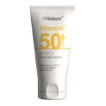 کرم ضد آفتاب ویتامین C ویتالیر بی رنگ spf50 حجم 40 میلی لیتر